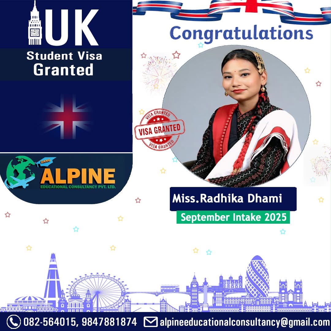 Alpine student visa granted